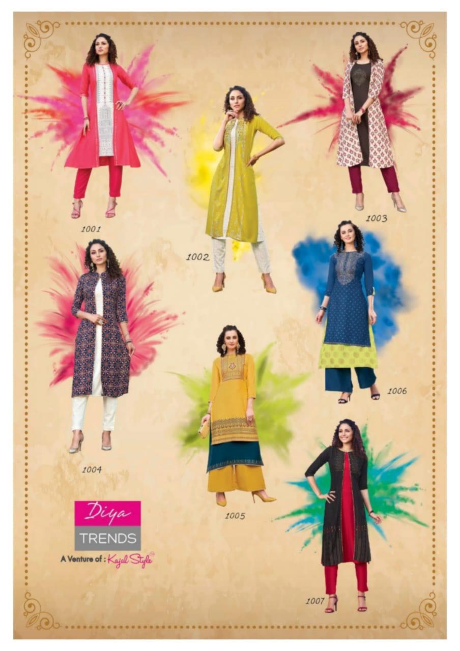 Diya Scarlett Vol-1 Shrug Kurti Manufacturer Diya Scarlett Vol-1 Shrug Kurti Manufacturer